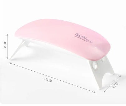 Mini Lámpara LED para uñas portátil.