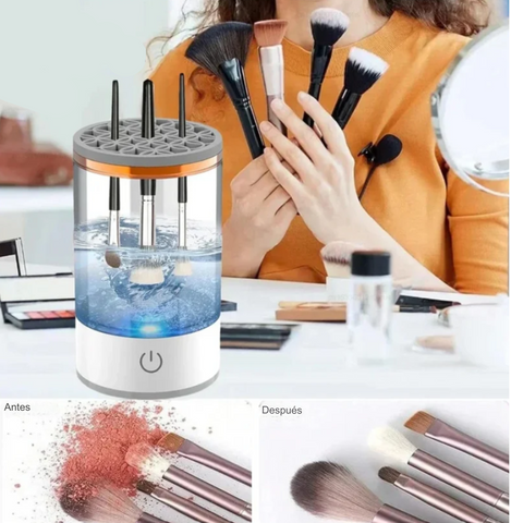 Limpiador eléctrico de brochas de maquillaje